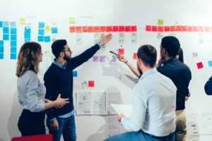 Team process mapping for an industry-leading booking system for councils.