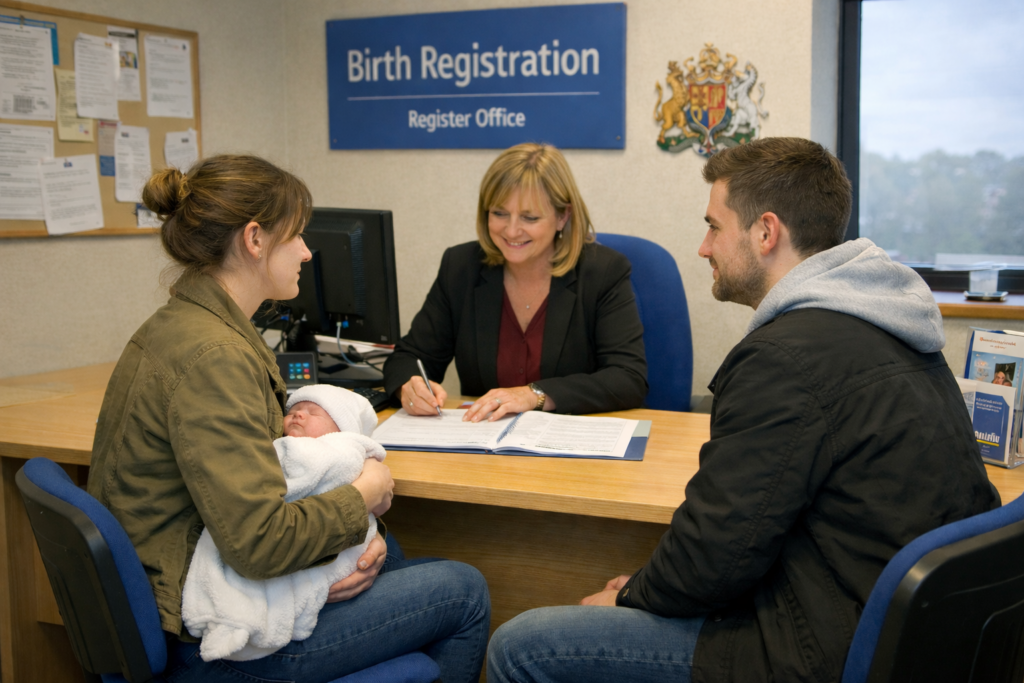Statutory Birth Registration Appointment Booked On Registrars Booking System