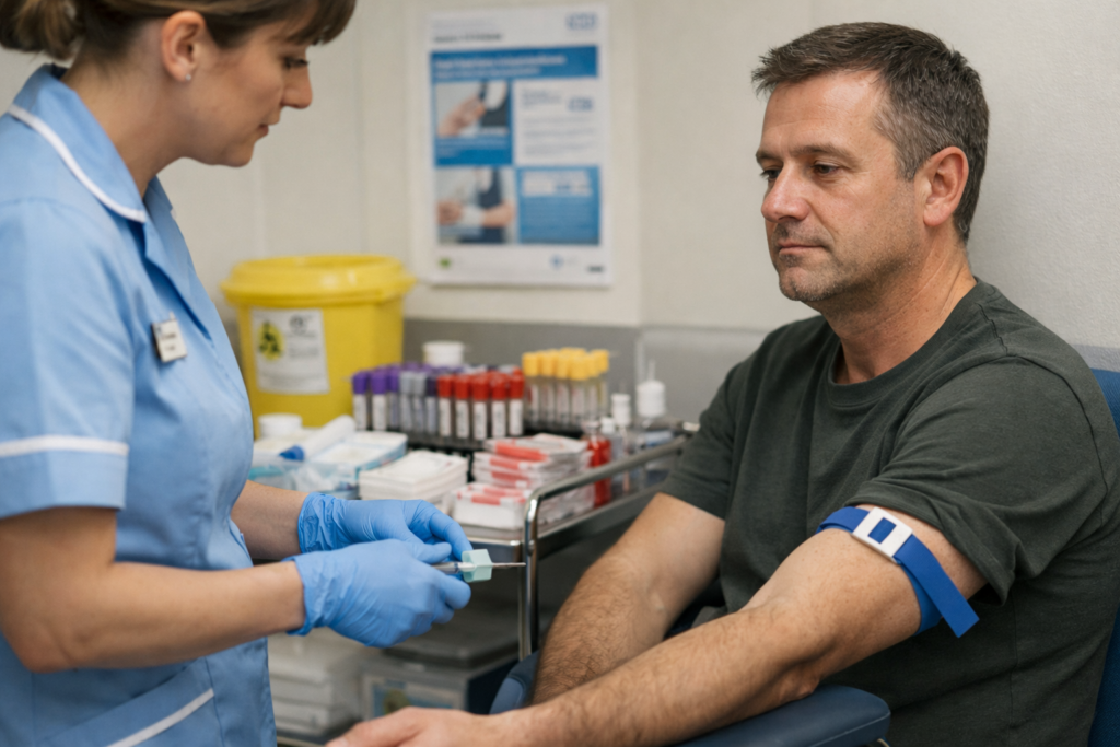 Phlebotomy Appointment Taking Place
