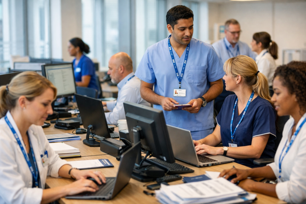 NHS Hot Desking